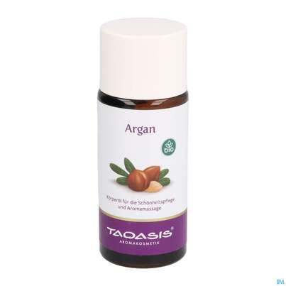 Sie sehen eine Packung Taoasis Argan Basisöl Bio 50ml, Produktbild: 01 Taoasis Argan Basisöl Bio 50ml, A-Nr.: 3162200 - 01