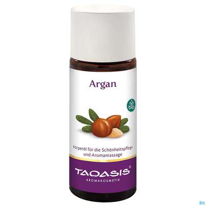 Sie sehen eine Packung Taoasis Argan Basisöl Bio 50ml, Produktbild: 02 Taoasis Argan Basisöl Bio 50ml, A-Nr.: 3162200 - 02