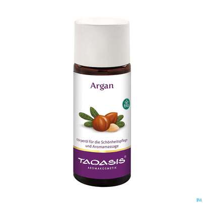 Sie sehen eine Packung Taoasis Argan Basisöl Bio 50ml, Produktbild: 03 Taoasis Argan Basisöl Bio 50ml, A-Nr.: 3162200 - 03