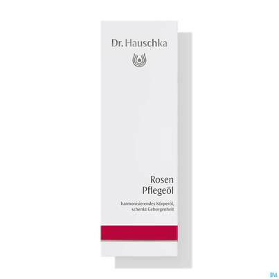 Sie sehen eine Packung Dr. Hauschka Rosen Pflegeöl , 75 Milliliter, Produktbild: 01 Dr. Hauschka Rosen Pflegeöl , 75 Milliliter, A-Nr.: 3172859 - 01