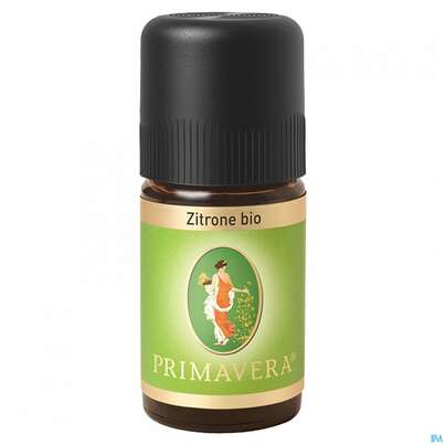 Sie sehen eine Packung AETH.OEL PRIMAV.ZITRO BIO, 5 Milliliter, Produktbild: 01 AETH.OEL PRIMAV.ZITRO BIO, 5 Milliliter, A-Nr.: 3160767 - 01