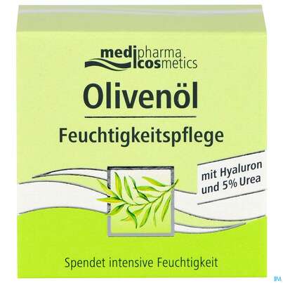 Sie sehen eine Packung Oliven Oel Dr.theiss Feuchtigkeitspflege 50ml, Produktbild: 01 Oliven Oel Dr.theiss Feuchtigkeitspflege 50ml, A-Nr.: 3204660 - 01