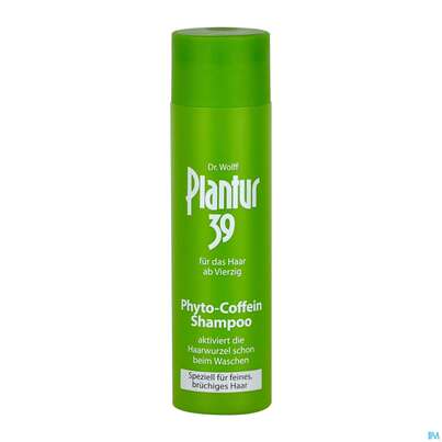 Sie sehen eine Packung Plantur 39 Coffein-Shampoo für feines, brüchiges Haar, 250 Milliliter, Produktbild: 05 Plantur 39 Coffein-Shampoo für feines, brüchiges Haar, 250 Milliliter, A-Nr.: 3275967 - 05