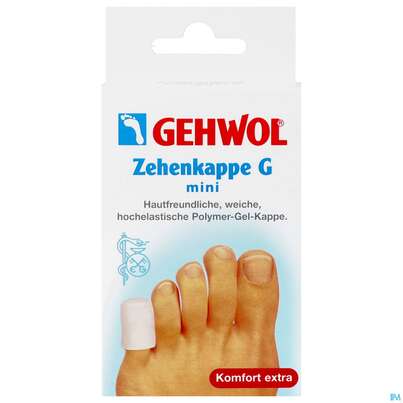 Sie sehen eine Packung Gehwol Zehenkappen G Mini Nr 64165 2st, Produktbild: 02 Gehwol Zehenkappen G Mini Nr 64165 2st, A-Nr.: 3280313 - 02