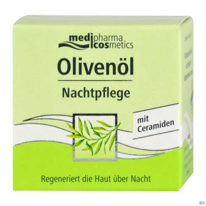 Sie sehen eine Packung Oliven Öl Nachtpflege , 50 Milliliter, Produktbild: 04 Oliven Öl Nachtpflege , 50 Milliliter, A-Nr.: 3204654 - 04