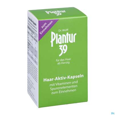 Sie sehen eine Packung Plantur 39 Haar-Aktiv-Kapseln, 60 Stück, Produktbild: 03 Plantur 39 Haar-Aktiv-Kapseln, 60 Stück, A-Nr.: 3319423 - 03