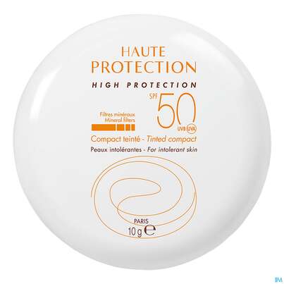 Sie sehen eine Packung Avène Kompaktsonnencreme Gold Spf 50+ 10g, Produktbild: 02 Avène Kompaktsonnencreme Gold Spf 50+ 10g, A-Nr.: 3290599 - 02