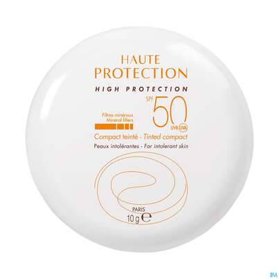 Sie sehen eine Packung Avène Kompaktsonnencreme Gold Spf 50+ 10g, Produktbild: 12 Avène Kompaktsonnencreme Gold Spf 50+ 10g, A-Nr.: 3290599 - 12