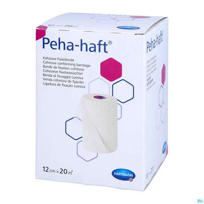Sie sehen eine Packung Peha-haft Fixierbinde/latexfrei 20mx 12cm 1st, Produktbild: 04 Peha-haft Fixierbinde/latexfrei 20mx 12cm 1st, A-Nr.: 3328327 - 04