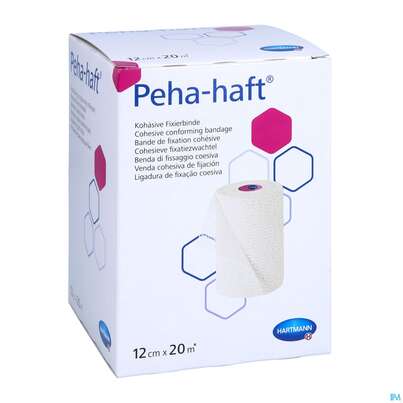 Sie sehen eine Packung Peha-haft Fixierbinde/latexfrei 20mx 12cm 1st, Produktbild: 05 Peha-haft Fixierbinde/latexfrei 20mx 12cm 1st, A-Nr.: 3328327 - 05