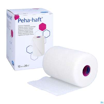 Sie sehen eine Packung Peha-haft Fixierbinde/latexfrei 20mx 12cm 1st, Produktbild: 07 Peha-haft Fixierbinde/latexfrei 20mx 12cm 1st, A-Nr.: 3328327 - 07