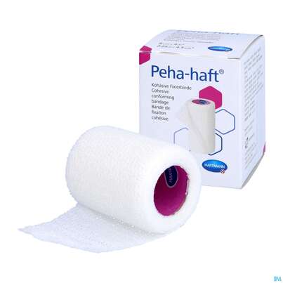 Sie sehen eine Packung Peha-haft Fixierbinde/latexfrei 4mx 6cm 1st, Produktbild: 06 Peha-haft Fixierbinde/latexfrei 4mx 6cm 1st, A-Nr.: 3328221 - 06