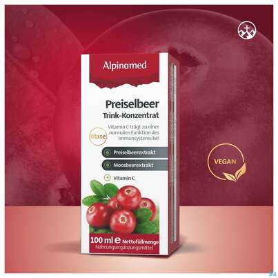 Sie sehen eine Packung ALPINAMED PREISELBEER TRIKON, 100 Milliliter, Produktbild: 05 ALPINAMED PREISELBEER TRIKON, 100 Milliliter, A-Nr.: 3326357 - 05