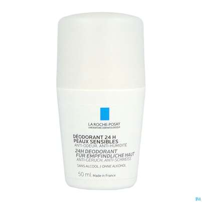 Sie sehen eine Packung La Roche-Posay Deo Roll-on, 50 Milliliter, Produktbild: 02 La Roche-Posay Deo Roll-on, 50 Milliliter, A-Nr.: 3442939 - 02
