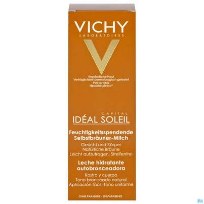 Sie sehen eine Packung VICHY SELBSTBR MIL GES+KOERP, 100 Milliliter, Produktbild: 01 VICHY SELBSTBR MIL GES+KOERP, 100 Milliliter, A-Nr.: 2615585 - 01