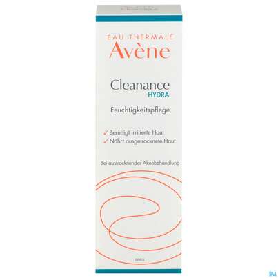 Sie sehen eine Packung AVENE CLEANANCE HYDRA FEUPFL, 40 Milliliter, Produktbild: 01 AVENE CLEANANCE HYDRA FEUPFL, 40 Milliliter, A-Nr.: 2617584 - 01