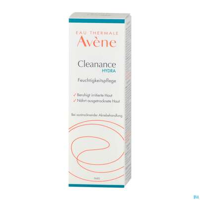 Sie sehen eine Packung AVENE CLEANANCE HYDRA FEUPFL, 40 Milliliter, Produktbild: 02 AVENE CLEANANCE HYDRA FEUPFL, 40 Milliliter, A-Nr.: 2617584 - 02