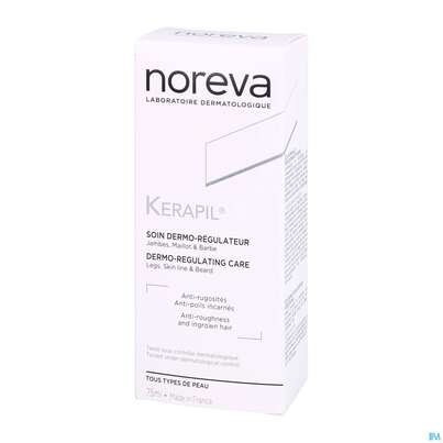 Sie sehen eine Packung Noreva Kerapil Emulsion 75ml, Produktbild: 03 Noreva Kerapil Emulsion 75ml, A-Nr.: 2634074 - 03