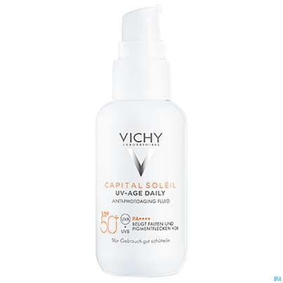 Sie sehen eine Packung VICHY CS GESCR UV-AGE LSF50+, 40 Milliliter, Produktbild: 06 VICHY CS GESCR UV-AGE LSF50+, 40 Milliliter, A-Nr.: 5360950 - 06