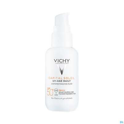 Sie sehen eine Packung VICHY CS GESCR UV-AGE LSF50+, 40 Milliliter, Produktbild: 07 VICHY CS GESCR UV-AGE LSF50+, 40 Milliliter, A-Nr.: 5360950 - 07