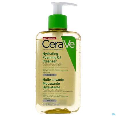 Sie sehen eine Packung CeraVe feuchtigkeitsspendendes Reinigungsöl, 236 Milliliter, Produktbild: 06 CeraVe feuchtigkeitsspendendes Reinigungsöl, 236 Milliliter, A-Nr.: 5461071 - 06