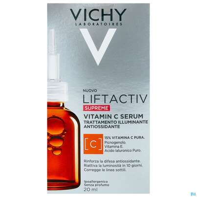 Sie sehen eine Packung VICHY LIFTACTIV VIT C SERUM, 20 Milliliter, Produktbild: 01 VICHY LIFTACTIV VIT C SERUM, 20 Milliliter, A-Nr.: 5478976 - 01