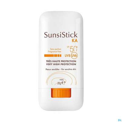 Sie sehen eine Packung Avène Sunsistick Ka Spf 50+ 20g, Produktbild: 01 Avène Sunsistick Ka Spf 50+ 20g, A-Nr.: 5397835 - 01