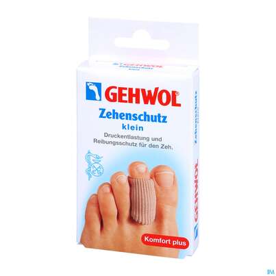 Sie sehen eine Packung Gehwol Gel-zehenschutz Klein Nr 64513 2st, Produktbild: 02 Gehwol Gel-zehenschutz Klein Nr 64513 2st, A-Nr.: 2525913 - 02