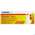 Sie sehen eine Packung DOLORFLU AKUT FTBL 200/30MG, 20 Stück, Produktbild: 01 DOLORFLU AKUT FTBL 200/30MG, 20 Stück, A-Nr.: 4460371 - 01