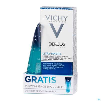 Sie sehen eine Packung VICHY SH.DERC ULTR.SEN F, 200 Milliliter, Produktbild: 02 VICHY SH.DERC ULTR.SEN F, 200 Milliliter, A-Nr.: 4442918 - 02