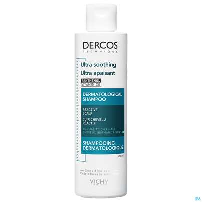 Sie sehen eine Packung VICHY SH.DERC ULTR.SEN F, 200 Milliliter, Produktbild: 04 VICHY SH.DERC ULTR.SEN F, 200 Milliliter, A-Nr.: 4442918 - 04