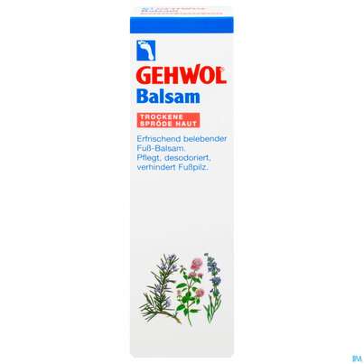 Sie sehen eine Packung Gehwol Balsam Trockene Haut Nr 64068 75ml, Produktbild: 01 Gehwol Balsam Trockene Haut Nr 64068 75ml, A-Nr.: 2711840 - 01