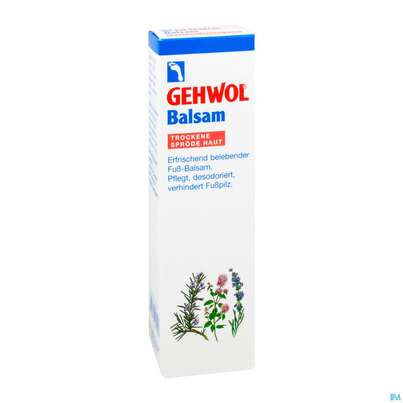 Sie sehen eine Packung Gehwol Balsam Trockene Haut Nr 64068 75ml, Produktbild: 02 Gehwol Balsam Trockene Haut Nr 64068 75ml, A-Nr.: 2711840 - 02