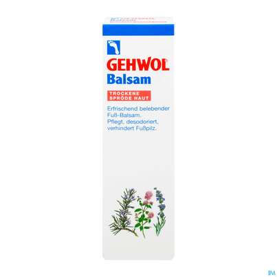 Sie sehen eine Packung Gehwol Balsam Trockene Haut Nr 64068 75ml, Produktbild: 03 Gehwol Balsam Trockene Haut Nr 64068 75ml, A-Nr.: 2711840 - 03