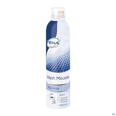 Sie sehen eine Packung Tena Wasch Mousse 400ml, Produktbild: 03 Tena Wasch Mousse 400ml, A-Nr.: 3120638 - 03