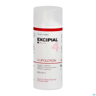 Sie sehen eine Packung EXCIPIAL U LIPOLOT 4% UREA, 200 Milliliter, Produktbild: 04 EXCIPIAL U LIPOLOT 4% UREA, 200 Milliliter, A-Nr.: 2691801 - 04