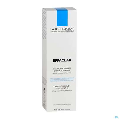 Sie sehen eine Packung La Roche-Posay Effaclar tiefenreinigende Waschcreme, 125 Milliliter, Produktbild: 03 La Roche-Posay Effaclar tiefenreinigende Waschcreme, 125 Milliliter, A-Nr.: 2657299 - 03