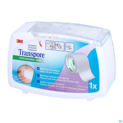 3M Transpore Dispenser 25 mm x 5 m, 1 Stück, A-Nr.: 2602625 - 02