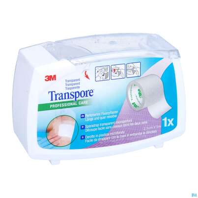 3M Transpore Dispenser 25 mm x 5 m, 1 Stück, A-Nr.: 2602625 - 03