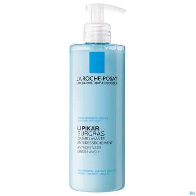 Sie sehen eine Packung La Roche Posay Koerperpflege Lipikar/surgras Konzentr.duschcreme 400ml, Produktbild: 03 La Roche Posay Koerperpflege Lipikar/surgras Konzentr.duschcreme 400ml, A-Nr.: 5356322 - 03
