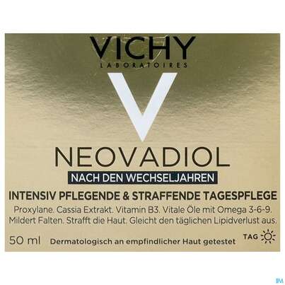 Sie sehen eine Packung VICHY NEOVADIOL NACH WECHS.T, 50 Milliliter, Produktbild: 02 VICHY NEOVADIOL NACH WECHS.T, 50 Milliliter, A-Nr.: 5428398 - 02