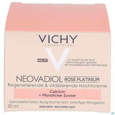 Sie sehen eine Packung VICHY NEOVADIOL ROSE PLAT.N, 50 Milliliter, Produktbild: 01 VICHY NEOVADIOL ROSE PLAT.N, 50 Milliliter, A-Nr.: 5182135 - 01