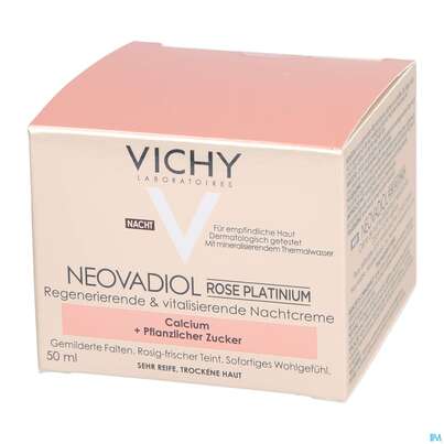 Sie sehen eine Packung VICHY NEOVADIOL ROSE PLAT.N, 50 Milliliter, Produktbild: 02 VICHY NEOVADIOL ROSE PLAT.N, 50 Milliliter, A-Nr.: 5182135 - 02