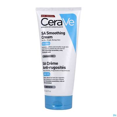 Sie sehen eine Packung CeraVe SA Urea Glättende Feuchtigkeitscreme, 177 Milliliter, Produktbild: 05 CeraVe SA Urea Glättende Feuchtigkeitscreme, 177 Milliliter, A-Nr.: 5178694 - 05