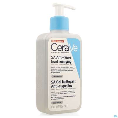 Sie sehen eine Packung CeraVe SA Glättende Reinigung, 236 Milliliter, Produktbild: 01 CeraVe SA Glättende Reinigung, 236 Milliliter, A-Nr.: 5178719 - 01