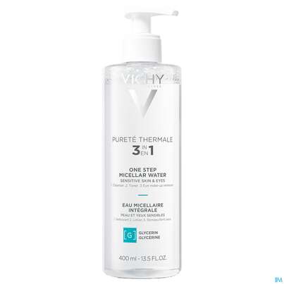 Sie sehen eine Packung VICHY PT MIZELLFLUID.EMPF.H, 400 Milliliter, Produktbild: 01 VICHY PT MIZELLFLUID.EMPF.H, 400 Milliliter, A-Nr.: 5178866 - 01