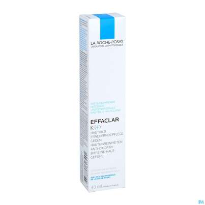 Sie sehen eine Packung La Roche-Posay Effaclar K Hautbilderneuernde Pflege, 40 Milliliter, Produktbild: 03 La Roche-Posay Effaclar K Hautbilderneuernde Pflege, 40 Milliliter, A-Nr.: 4878857 - 03