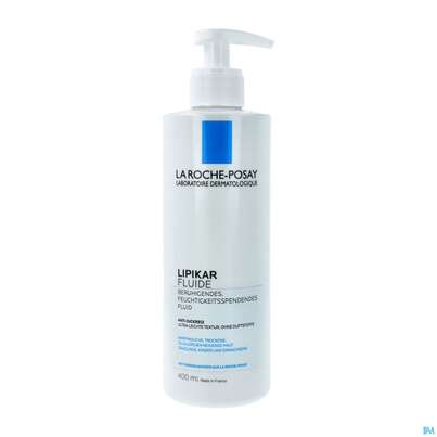 Sie sehen eine Packung LA ROCHE LIPIKAR FLUID, 400 Milliliter, Produktbild: 02 LA ROCHE LIPIKAR FLUID, 400 Milliliter, A-Nr.: 4409967 - 02