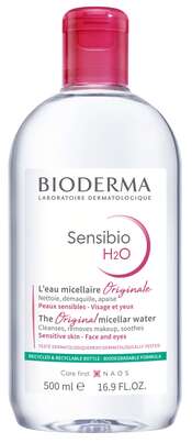 Sie sehen eine Packung BIODERMA SENS H2O MIZWASS, 500 Milliliter, Produktbild: 01 BIODERMA SENS H2O MIZWASS, 500 Milliliter, A-Nr.: 4385770 - 01