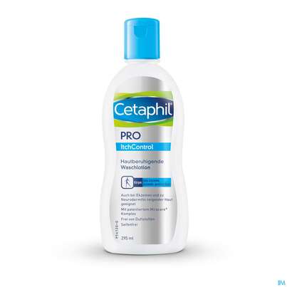 Sie sehen eine Packung Cetaphil Pro ItchControl Waschlotion , 295 Milliliter, Produktbild: 01 Cetaphil Pro ItchControl Waschlotion , 295 Milliliter, A-Nr.: 4841564 - 01